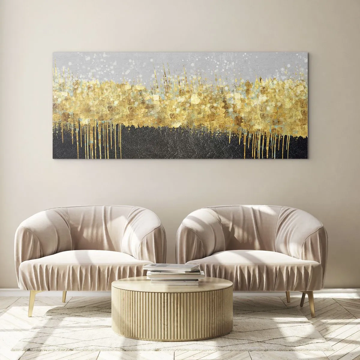 Obraz na skle - Dovnútra a nahor - 100x40 cm