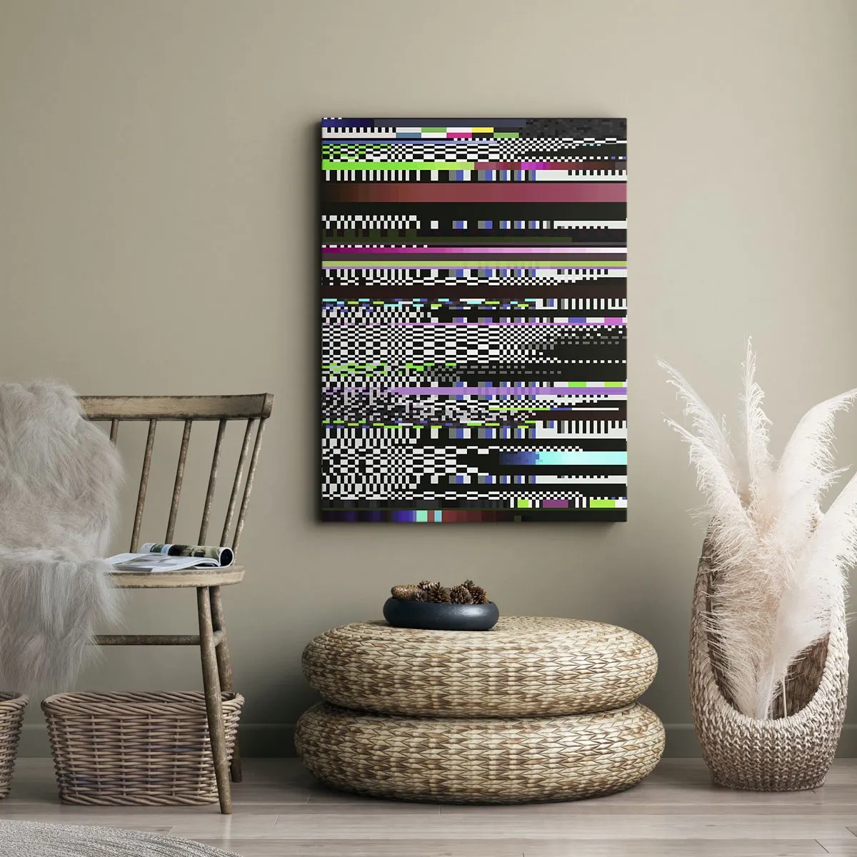 Obraz na plátne - Kontrolný obraz skutočnosti - 50x70 cm