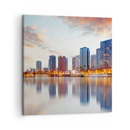 Obraz na plátne - Monumentálny pokoj Paríža - 60x60 cm