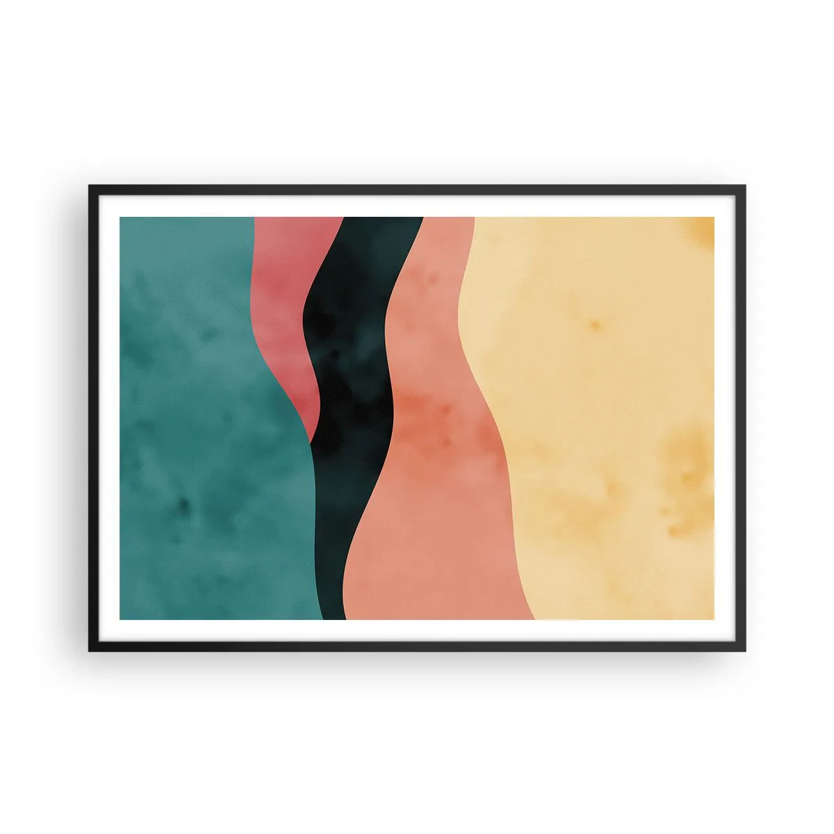 Plagát v čiernom ráme - Kompatibilný nesúlad - 100x70 cm