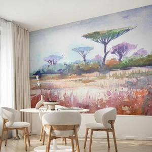 Fototapeta Premium Sand - Farby savany - Krajina, Savanna, Afriky - 300x210 cm