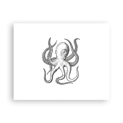 Plagát - Tancujúca s vlnami - 50x40 cm