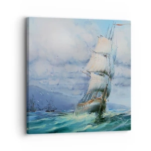 Obraz na plátne - Šťastnú cestu - 30x30 cm