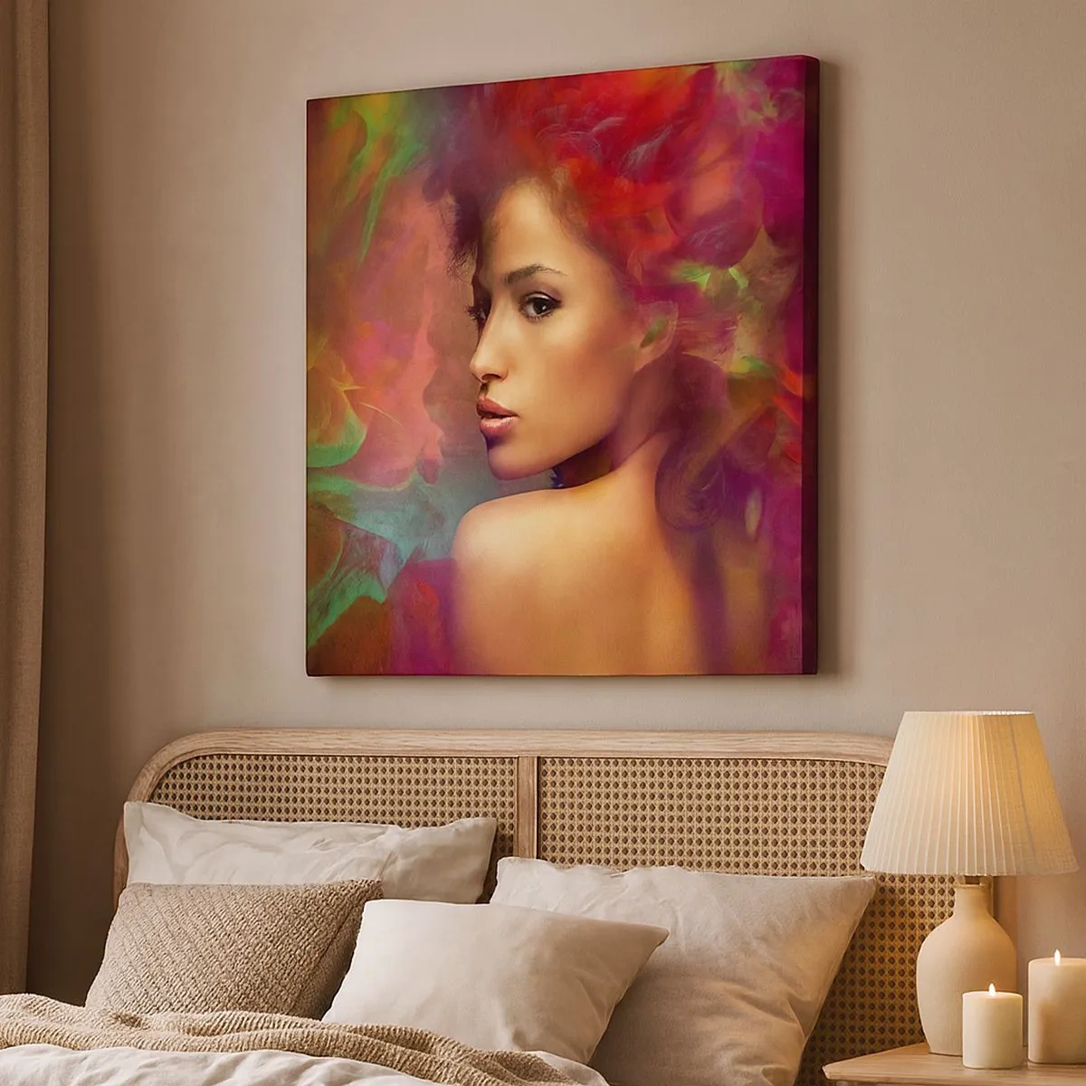 Obraz na plátne - Krajšia ako dúha, jemnejšia ako hmla - 30x30 cm