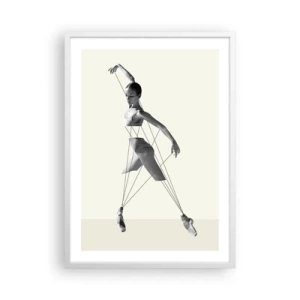 Plagát v bielom ráme - V divadle sveta - 50x70 cm