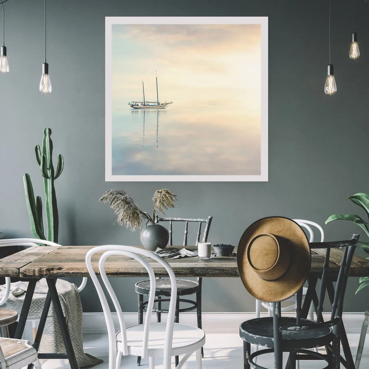 Plagát - V mori ticha - 40x40 cm