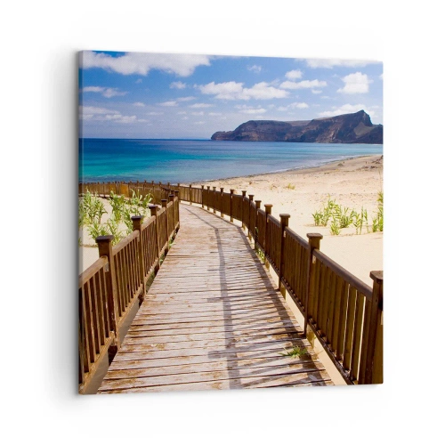 Obraz na plátne - Vezmi ma na šťastné ostrovy - 50x50 cm