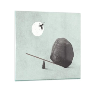 Obraz na skle - Splnený sen - 60x60 cm