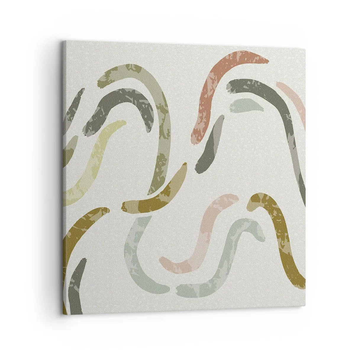 Obraz na plátne - Radostný tanec abstrakcie - 50x50 cm