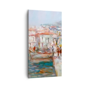 Obraz na plátne - Pastelová dovolenka - 55x100 cm
