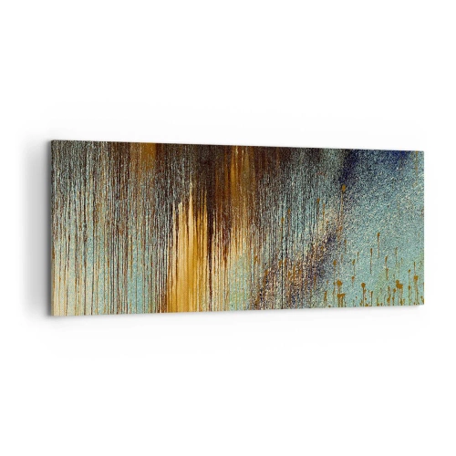 Obraz na plátne - Nenáhodná farebná kompozícia - 100x40 cm