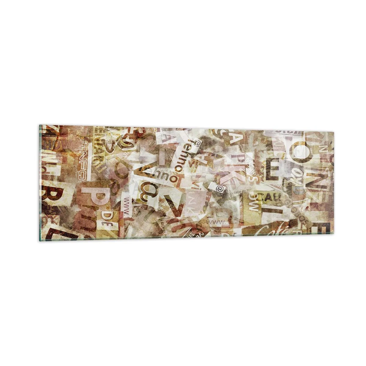 Obraz na skle - Táraniny - 90x30 cm