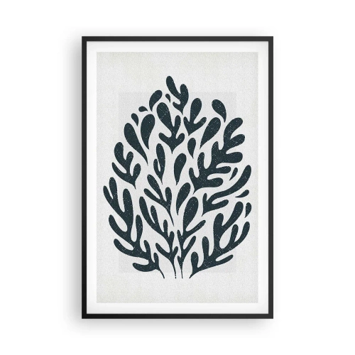 Plagát v čiernom ráme - Tvary prírody - 61x91 cm