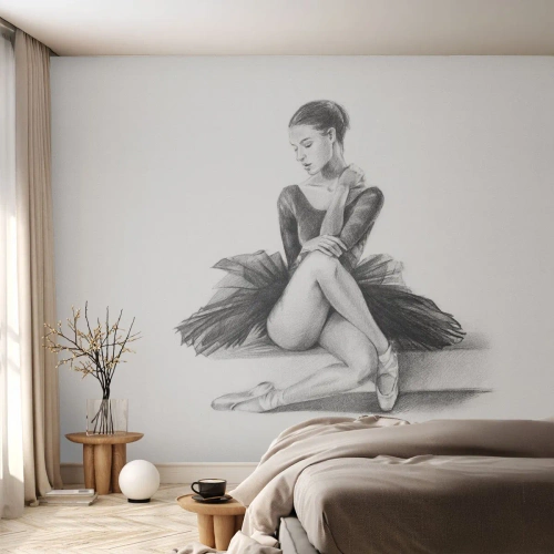 Samolepiaca Fototapeta Deluxe Sticker - Očarená tancom - Balerína, Tancujte, balet - 350x256 cm