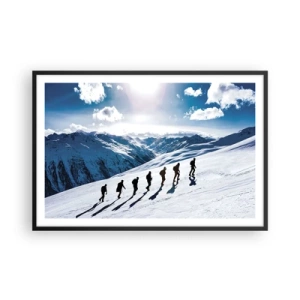 Plagát v čiernom ráme - Tím dobývateľov - 91x61 cm
