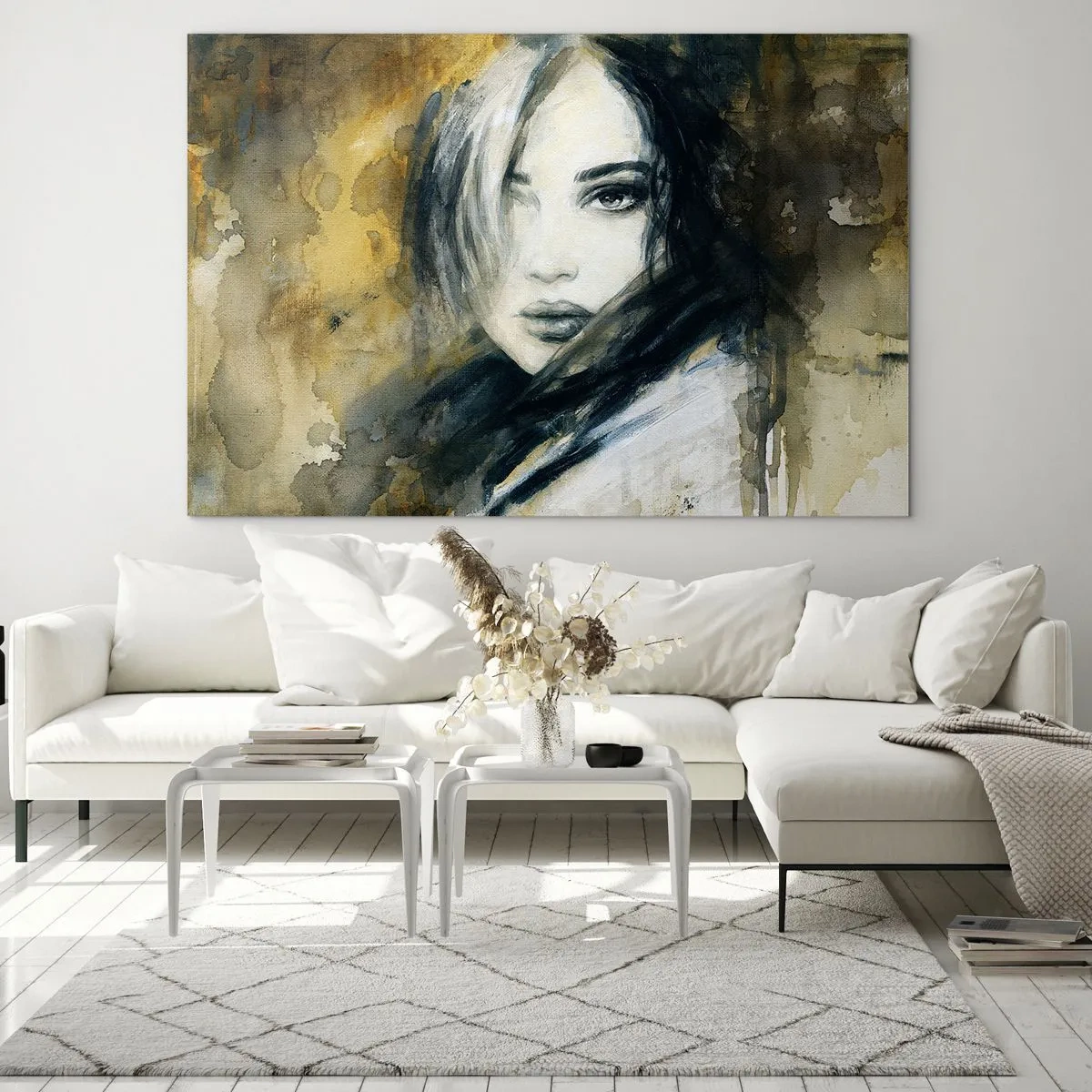 Obraz na skle - viac nevinná alebo zmyselná? - 100x70 cm