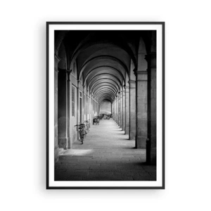 Plagát v čiernom ráme - Pod arkádami - 70x100 cm