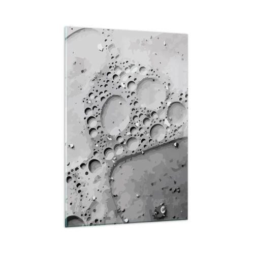 Obraz na skle - Stopa po spenenom - 80x120 cm