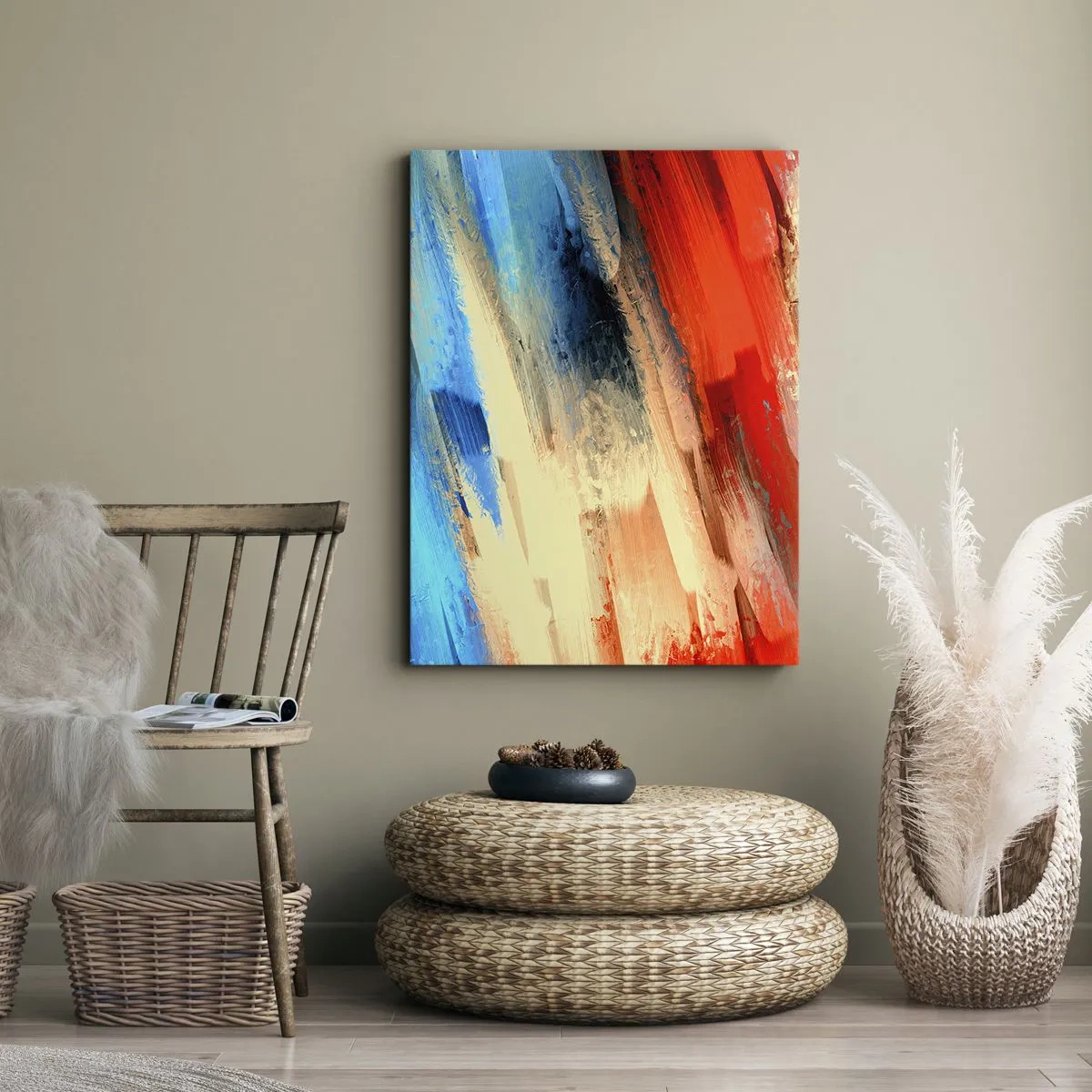 Obraz na plátne - Vodopád farieb - 50x70 cm