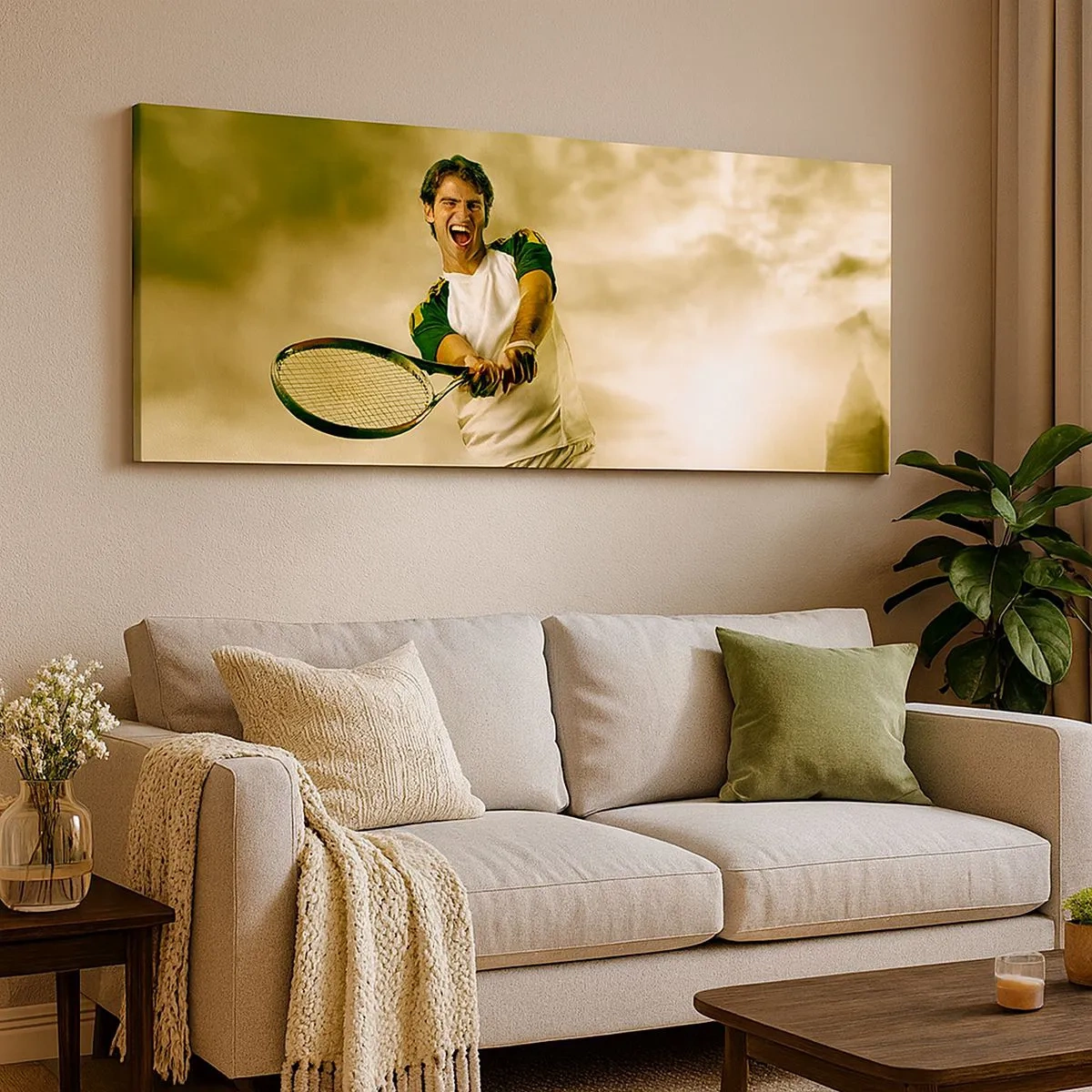 Obraz na plátne - Energia a radosť - 100x40 cm