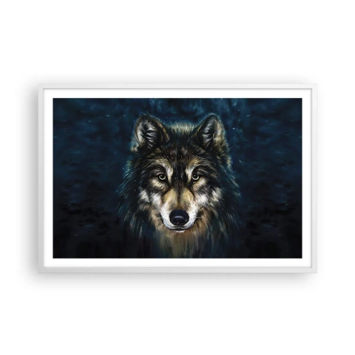 Plagát v bielom ráme - Alfa? A omega - 91x61 cm