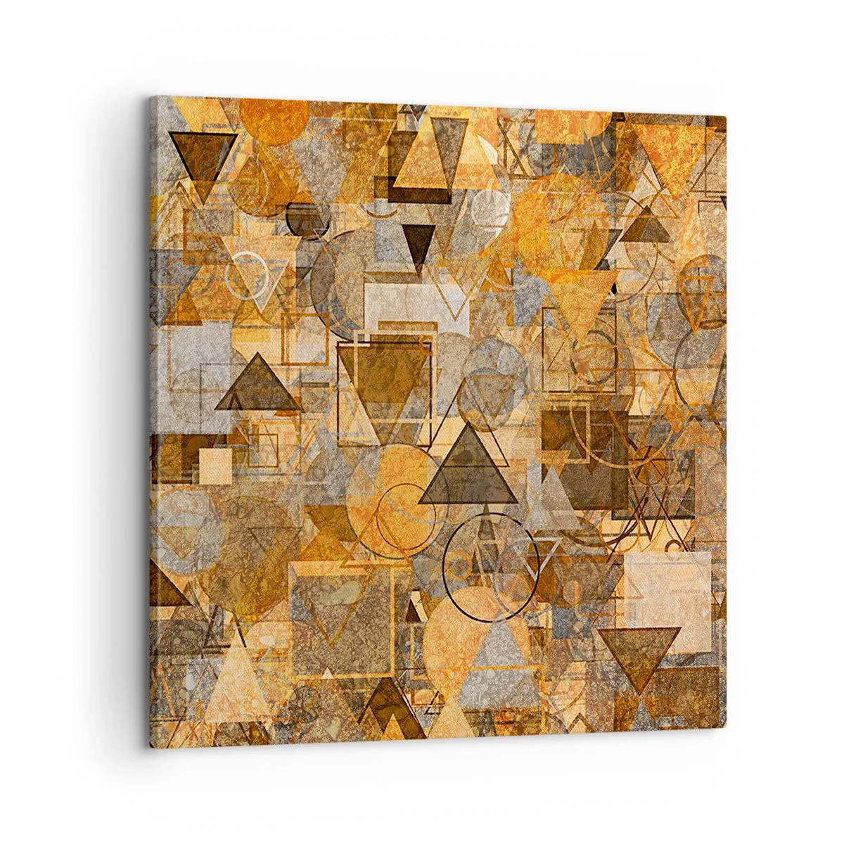 Obraz na plátne - Svet zachytený do tvaru - 60x60 cm