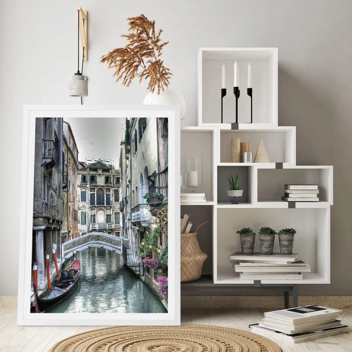 Plagát v bielom ráme - Od storočí v tichom zamyslení - 50x70 cm