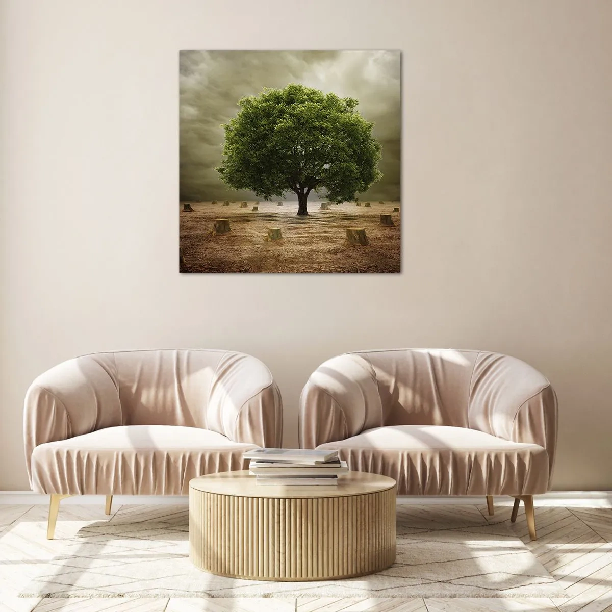 Obraz na skle - Celá nádej - 60x60 cm