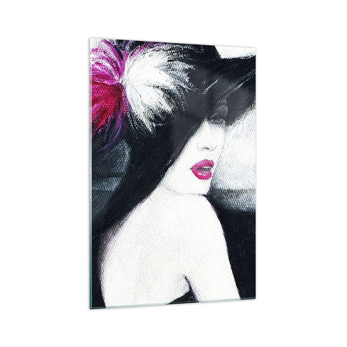 Obraz na skle - Vždy tajomstvo - 70x100 cm