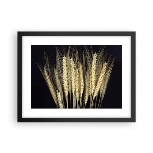 Plagát v čiernom ráme - Rustikálna mágia - 40x30 cm