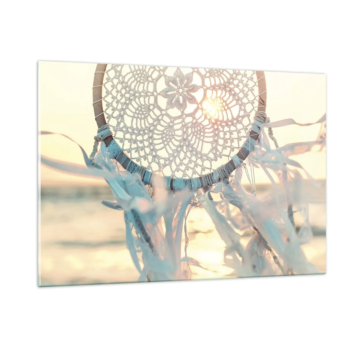 Obraz na skle - Čipkový totem - 120x80 cm