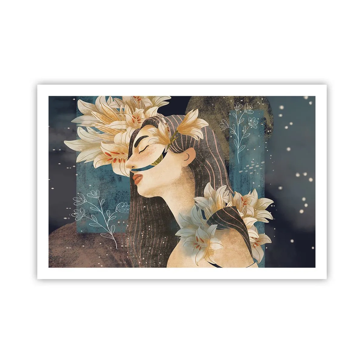 Plagát - Rozprávka o princeznej s ľaliami - 91x61 cm