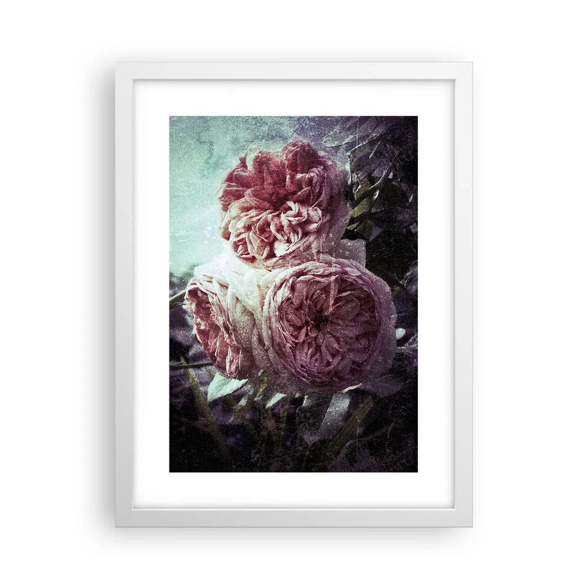 Plagát v bielom ráme - V romantickej atmosfére - 30x40 cm