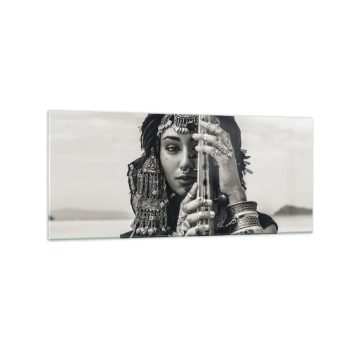Obraz na skle - Samotná hudba orientu - 120x50 cm