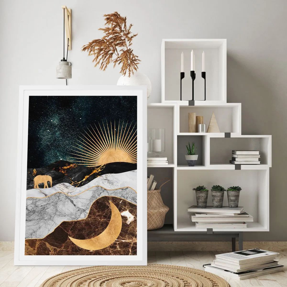 Plagát v bielom ráme - Odveké práva - 50x70 cm