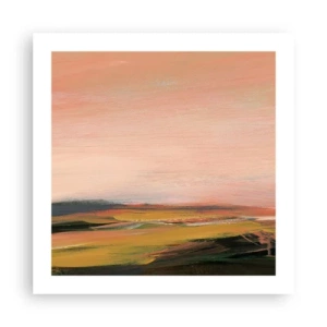 Plagát - V ružových tónoch - 50x50 cm