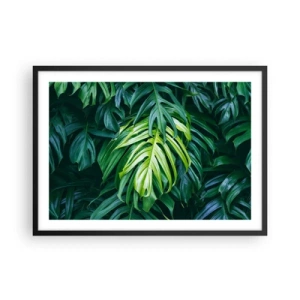 Plagát v čiernom ráme - Ponoriť sa do sviežosti - 70x50 cm