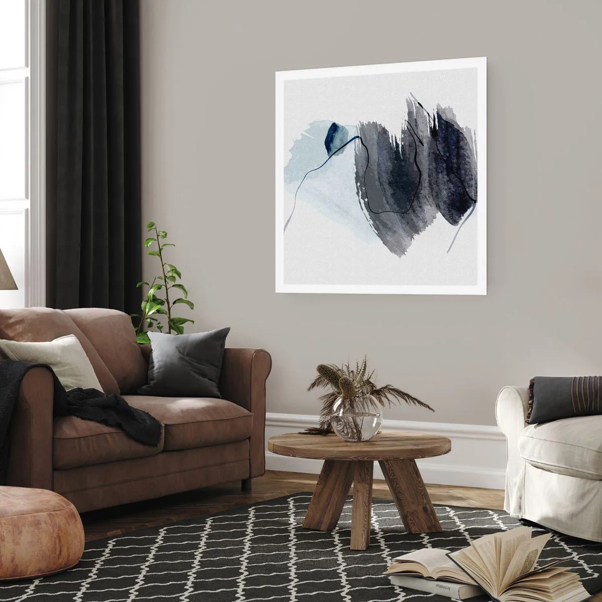 Plagát - Intenzita a pohyb - 40x40 cm