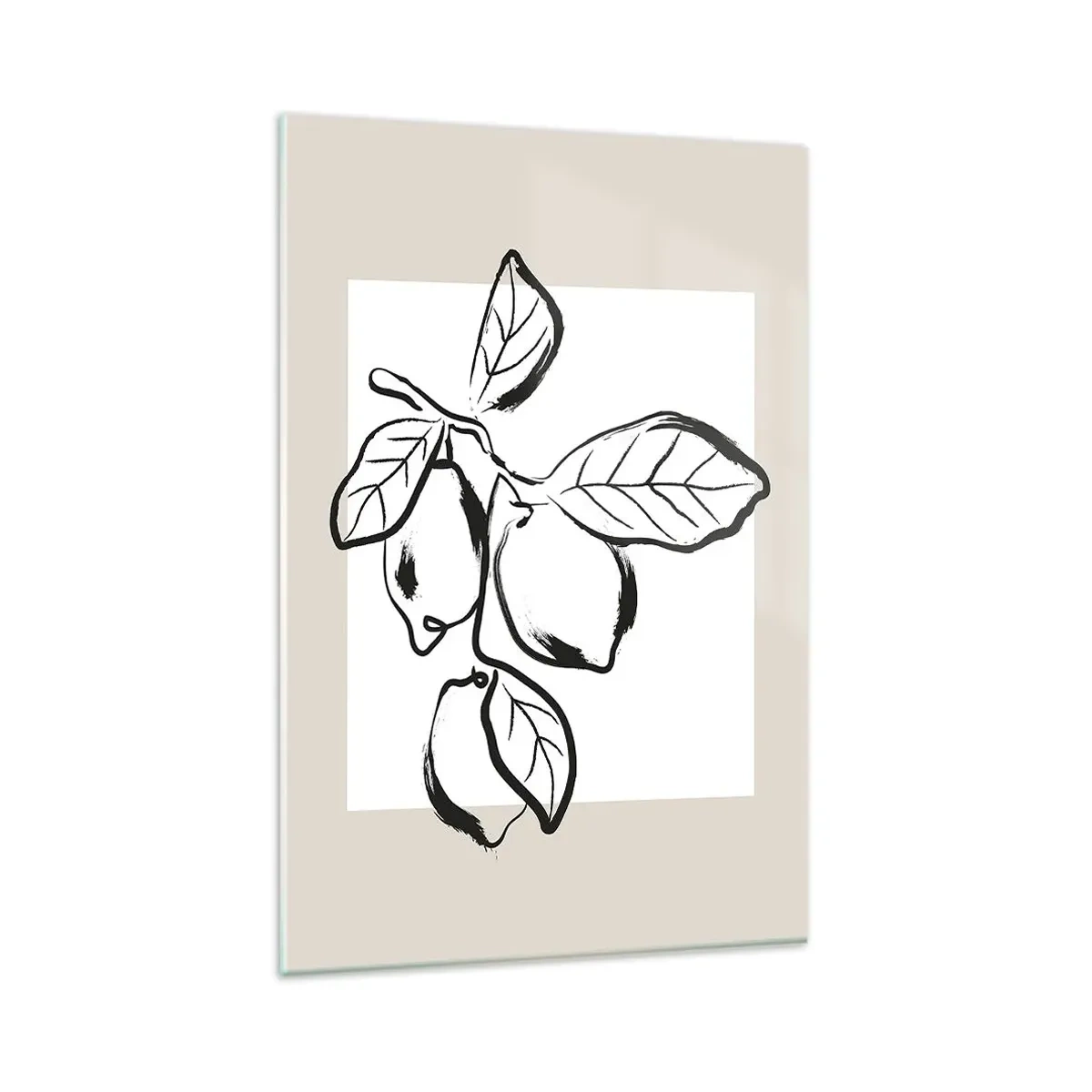 Obraz na skle - Kde citrón dozrieva… - 80x120 cm