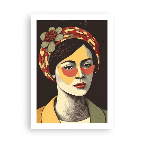 Plagát - Koralová dáma - 50x70 cm
