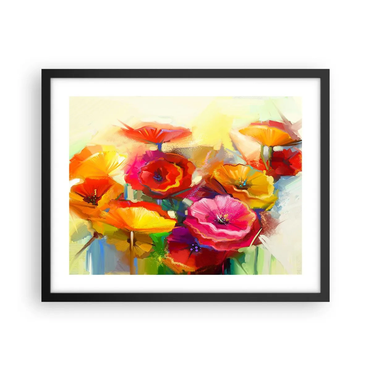 Plagát v čiernom ráme - Nielen červené - 50x40 cm