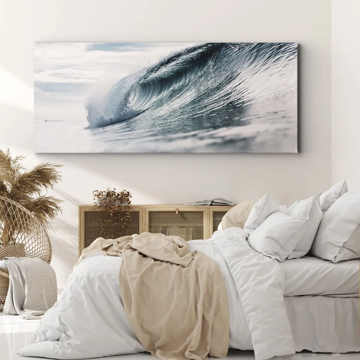 Obraz na plátne - Vodná špička - 100x40 cm