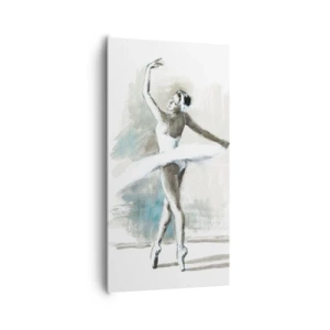 Obraz na plátne - Zakliata do labute - 65x120 cm