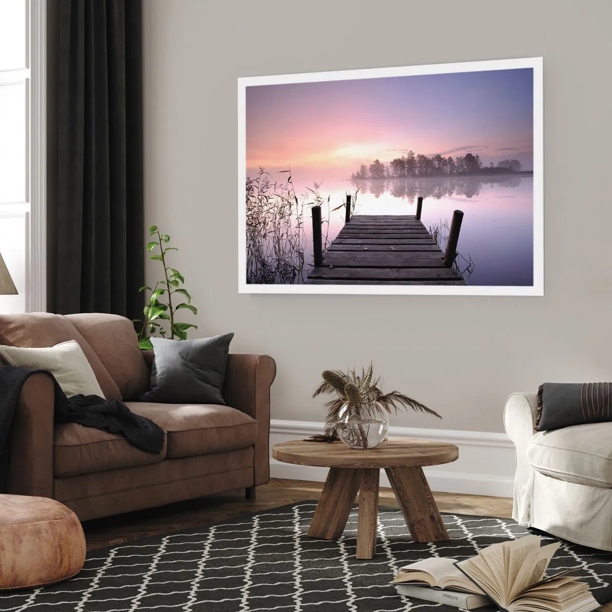 Plagát - Z ľaliovej hmly… - 50x40 cm
