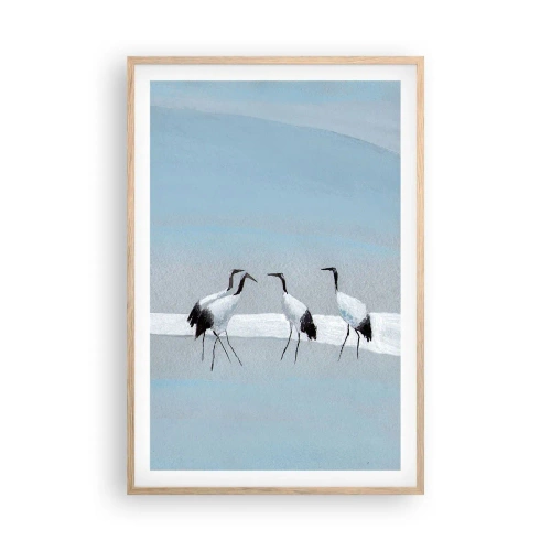 Plagát v ráme zo svetlého duba - Po horúcom dni - 61x91 cm