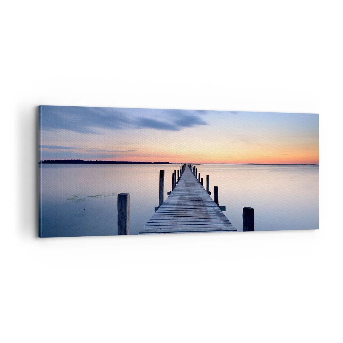 Obraz na plátne - Pokoj príjemného súmraku - 100x40 cm