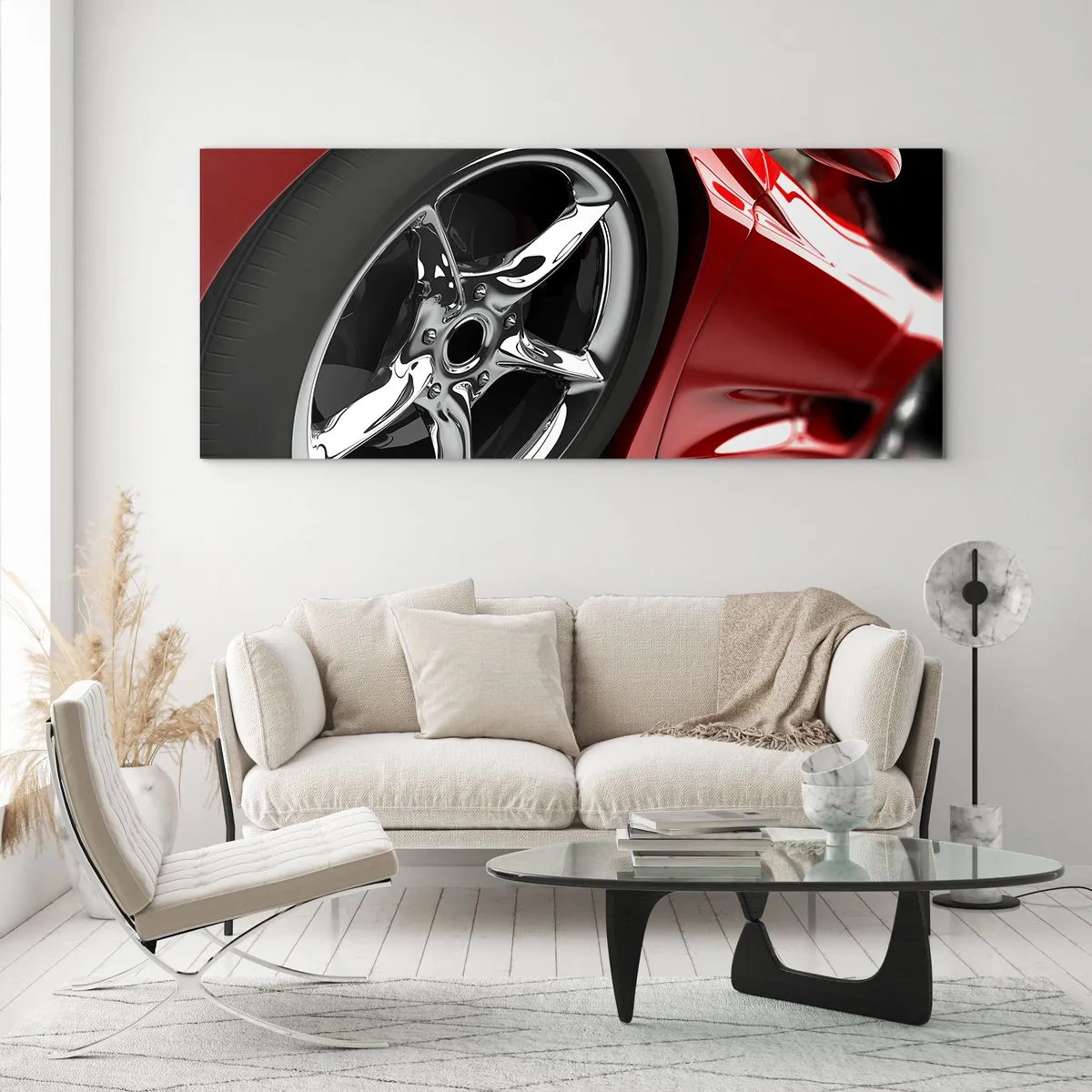 Obraz na skle - Vytvorený pre rýchlosť - 100x40 cm