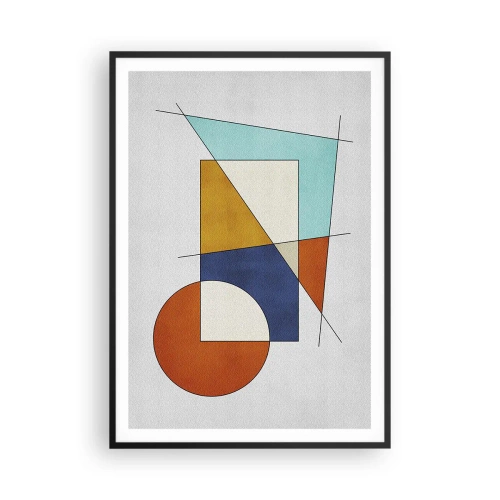 Plagát v čiernom ráme - Abstrakcia: modernistická zábava - 70x100 cm