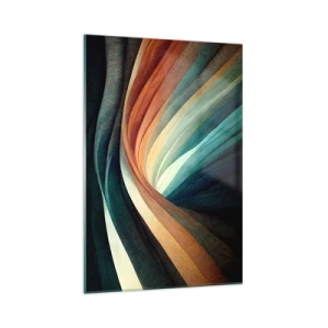 Obraz na skle - Utkané z farieb - 70x100 cm