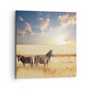 Obraz na plátne - Choď odtiaľto, neruš pokoj - 70x70 cm